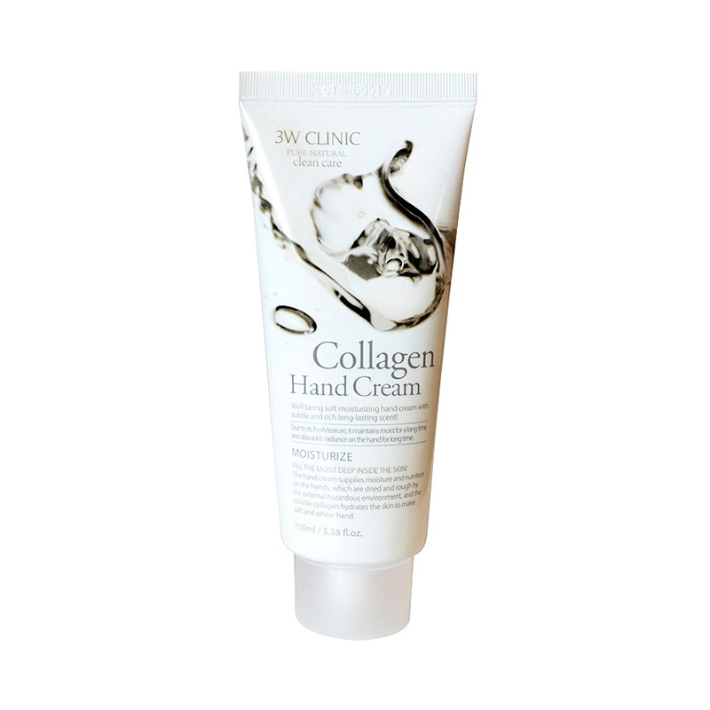 Kem Dưỡng Da Tay Collagen 3W Clinic (100ml)