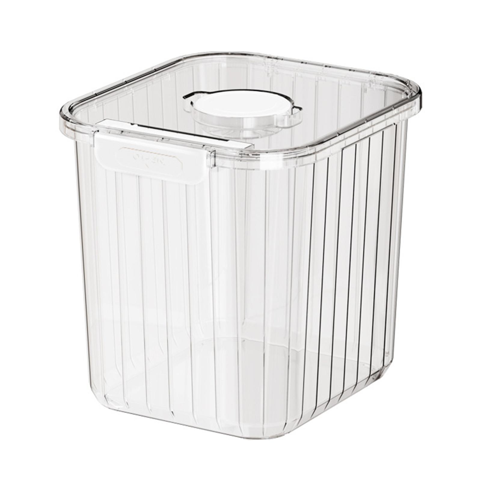 Clear Food Grain Storage box Storage Bin Sealed Lid for Sugar