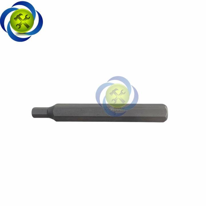 Mũi vít đóng lục giác 6mm Kingtony 168006H thân 10mm dài 80mm