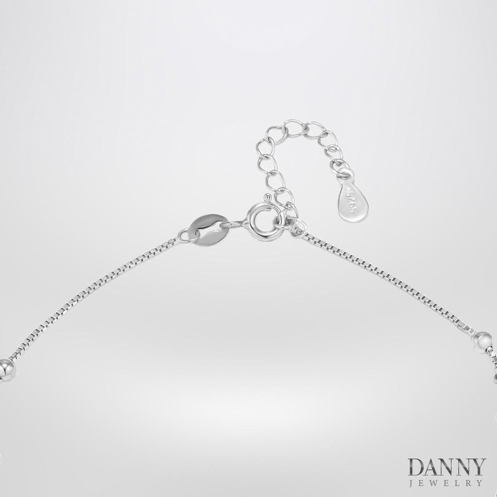 Lắc Chân Danny Jewelry Bạc 925 Xi Rhodium Hoạ Tiết Ngôi Sao LACY600