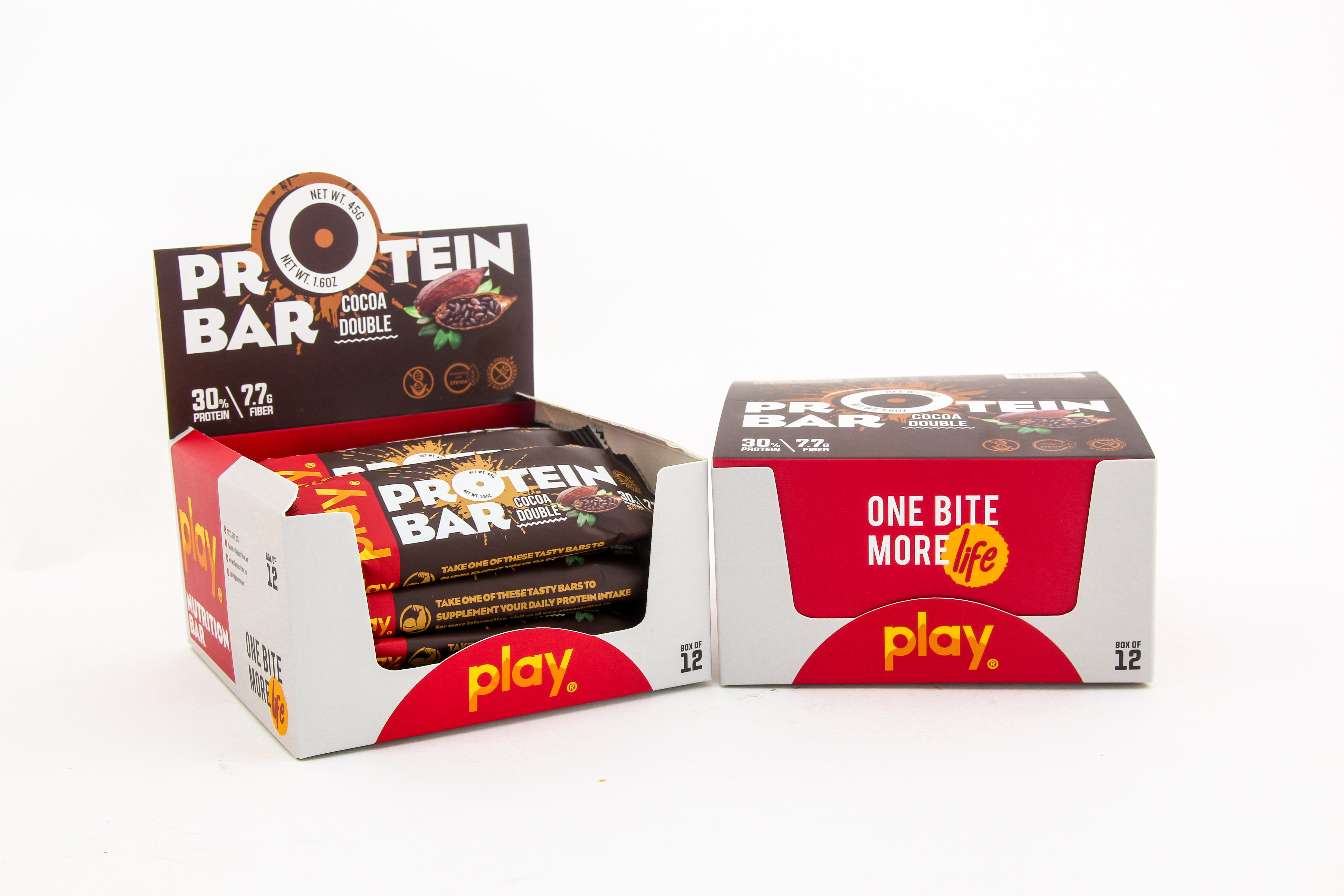 Hộp 12 Thanh Protein PLAY Vị Cacao 