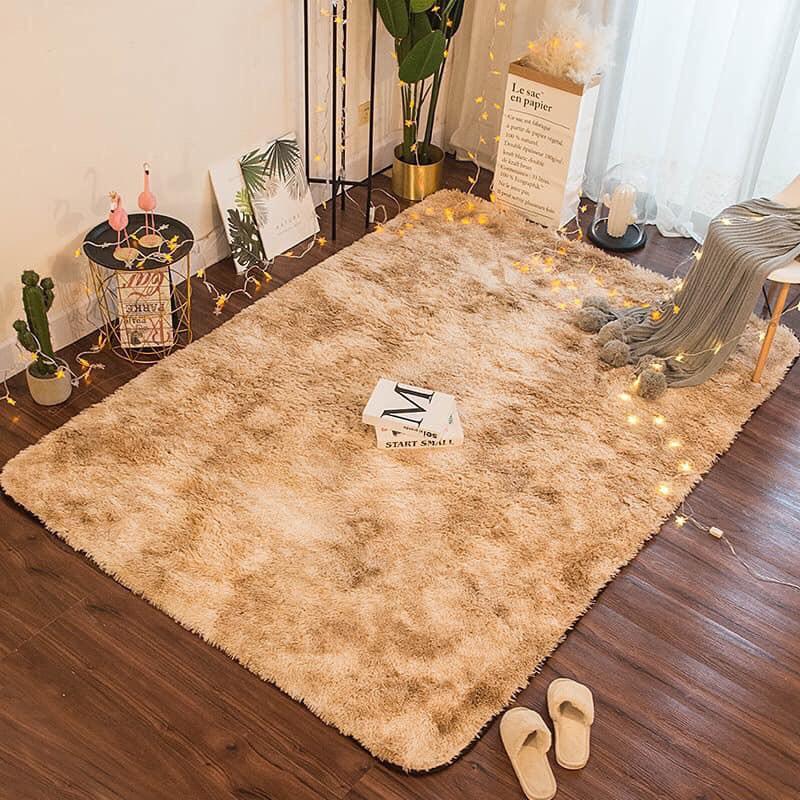Thảm Lông Trải Sàn Lông Dầy Mịn ( Mặt Sau Chống Trơn Trượt) - Thảm lông trang trí phòng khách, phòng ngủ