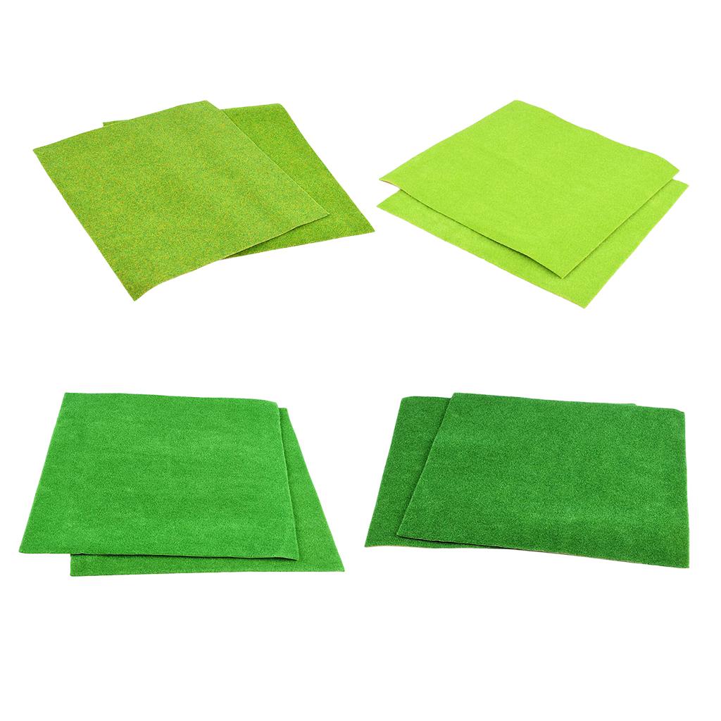 Mô Hình Thu Nhỏ Cỏ Nhân Tạo 5 Mảnh Cỏ Nhân Tạo