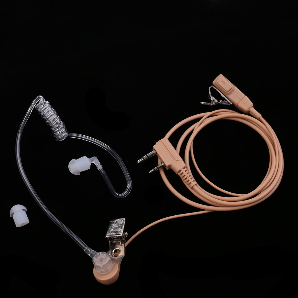 2- Acoustic Tube Earpiece with Microphone For