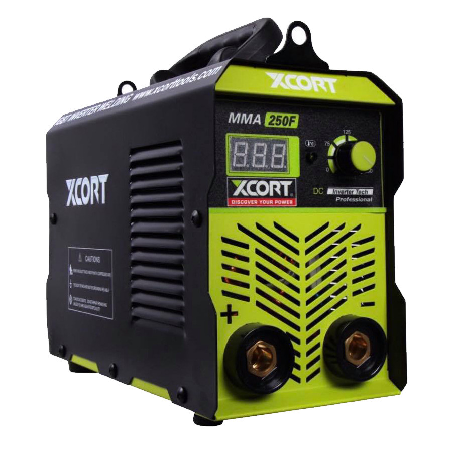 Máy hàn điện tử-Máy hàn điện tử MMA-250F Inverter XCORT Kèm Kính Dây Hàn To 2M