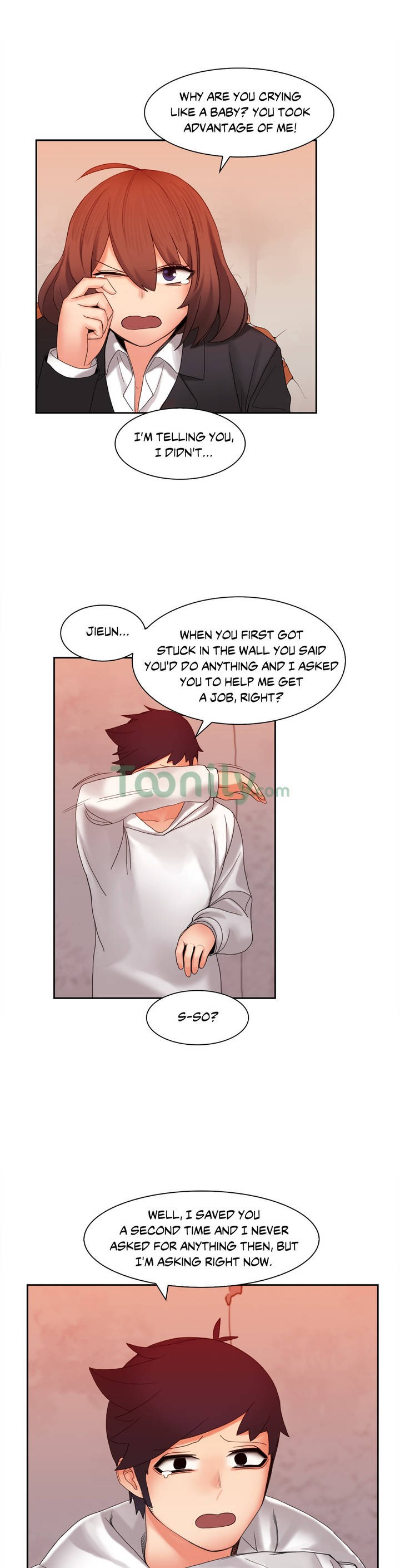 [raw] cô gái đã bị mắc kẹt bên trong bức tường chapter 9 11