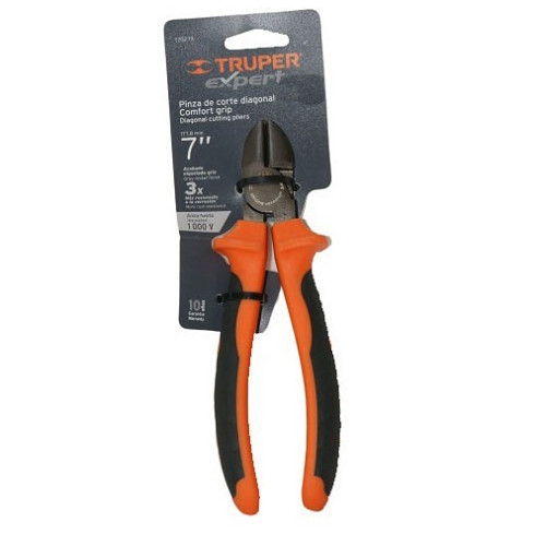 Kìm cắt cao cấp cách điện 7" 1000V Truper 12349