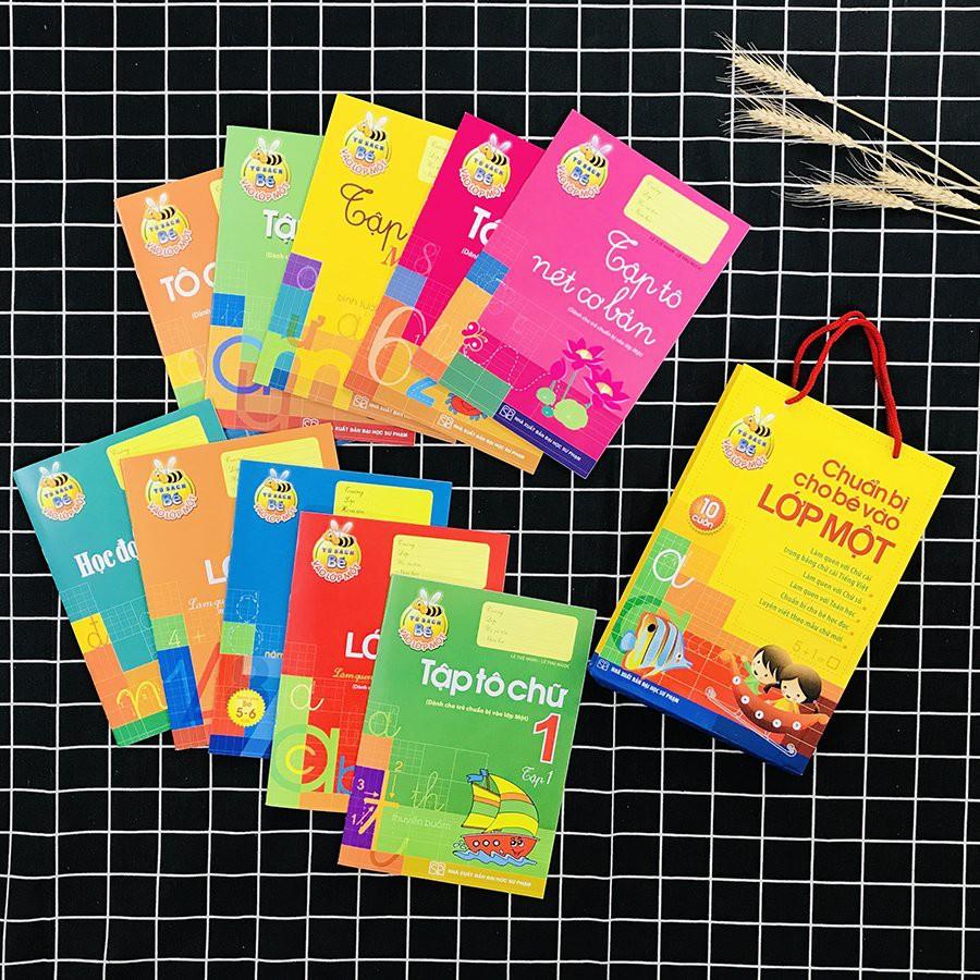 Sách Chuẩn Bị Cho Bé Vào Lớp Một Túi 10 Cuốn - Minh Long
