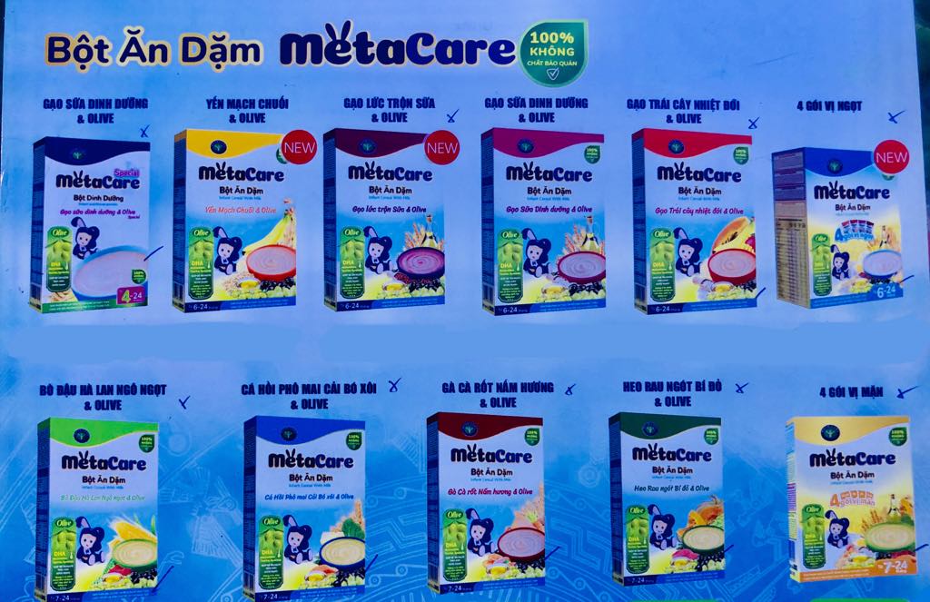 Bột ăn dặm MetaCare Yến Mạch Chuối &amp; Olive 200g