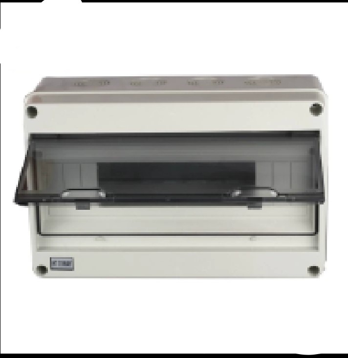 Tủ điện nổi nhựa gắn CB ngoài trời chống nước, chống cháy, chống bụi 15 way Ip65