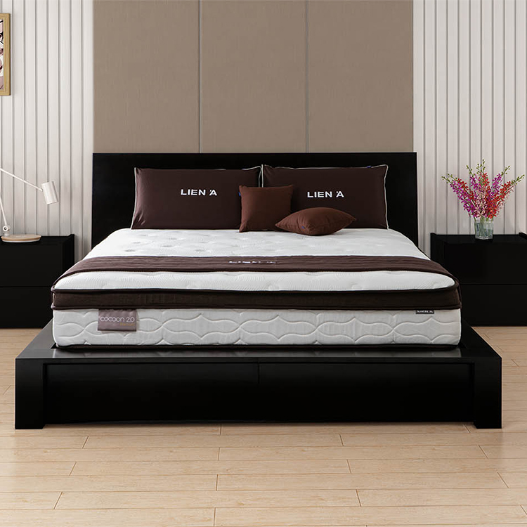 Nệm lò xo Liên Á Cocoon Premium 2.0 140x200x28cm