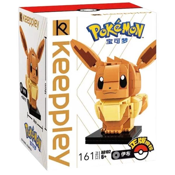 Đồ Chơi Lắp Ráp Pokemon - Keeppley A0102 - Eevee (161 Mảnh Ghép)