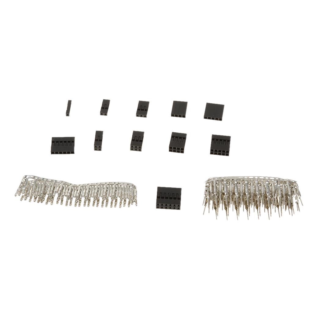 620 Pcs 40 Pin 2.54mm Pitch Single Row Pin Headers Dupont Connector