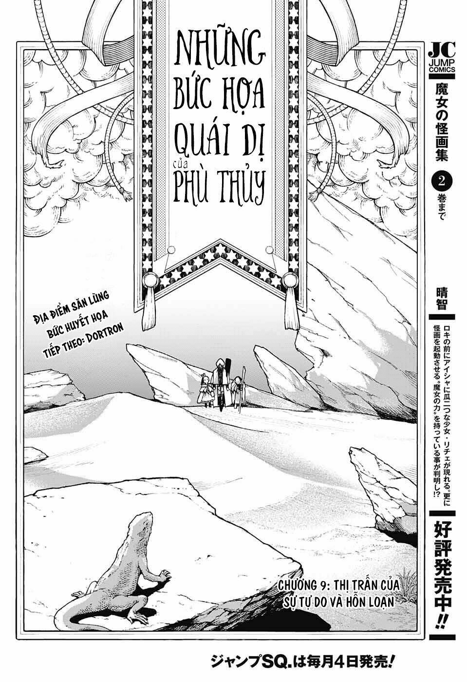 những bức họa quái dị của phù thủy chapter 9 4