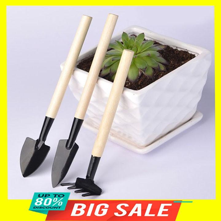Sét 3 bộ cuốc xẻng trồng cây tiện ích
