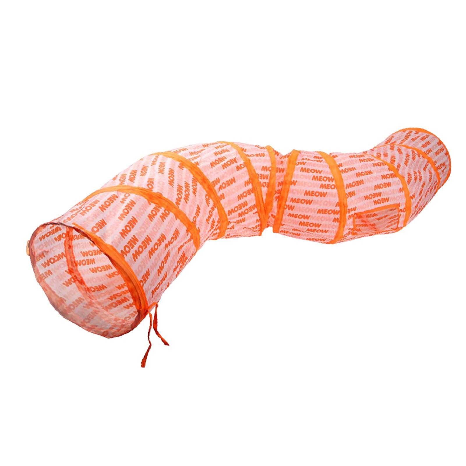 Cat Foldable Tunnel Toy for Bunny Kitten Small Animal Play Tunnel Durable