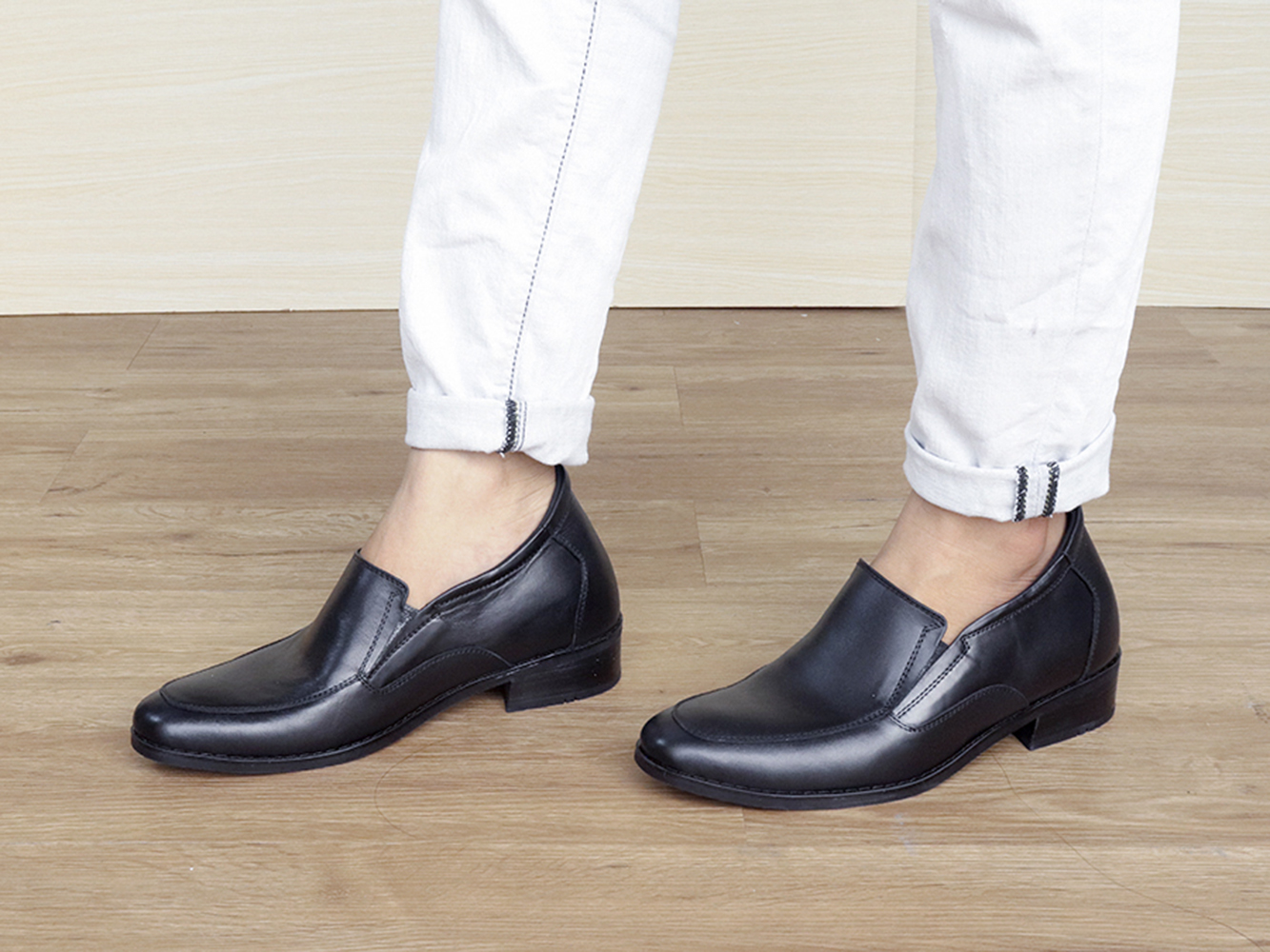 GIÀY TĂNG CHIỀU CAO GIÀY CAO DÀNH CHO NAM GIỚI T&TRA S1017 TRƠN - CAO 8CM GIÀY ĐỘN NAM CAO VƯỢT TRỘI