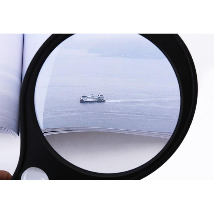 Kính lúp cầm tay ️️ Kính lúp 138mm có đèn MG80138B chuyên dụng đọc sách, đọc báo