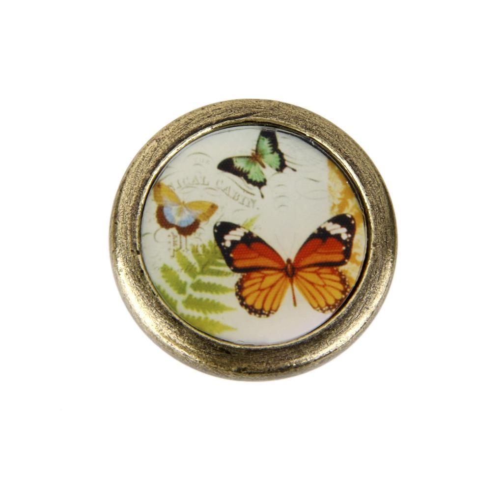 5xAssorted Vintage Brass Wardrobe Cabinet Door Cupboard Drawer Handle Knob 08