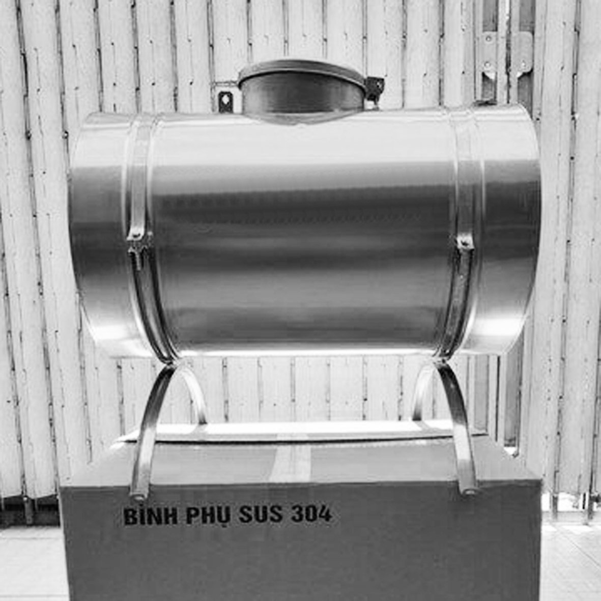 Bồn phụ, bình phụ, bồn giảm áp 50L – Inox 304 dùng máy máy năng lượng mặt trời mặt trời