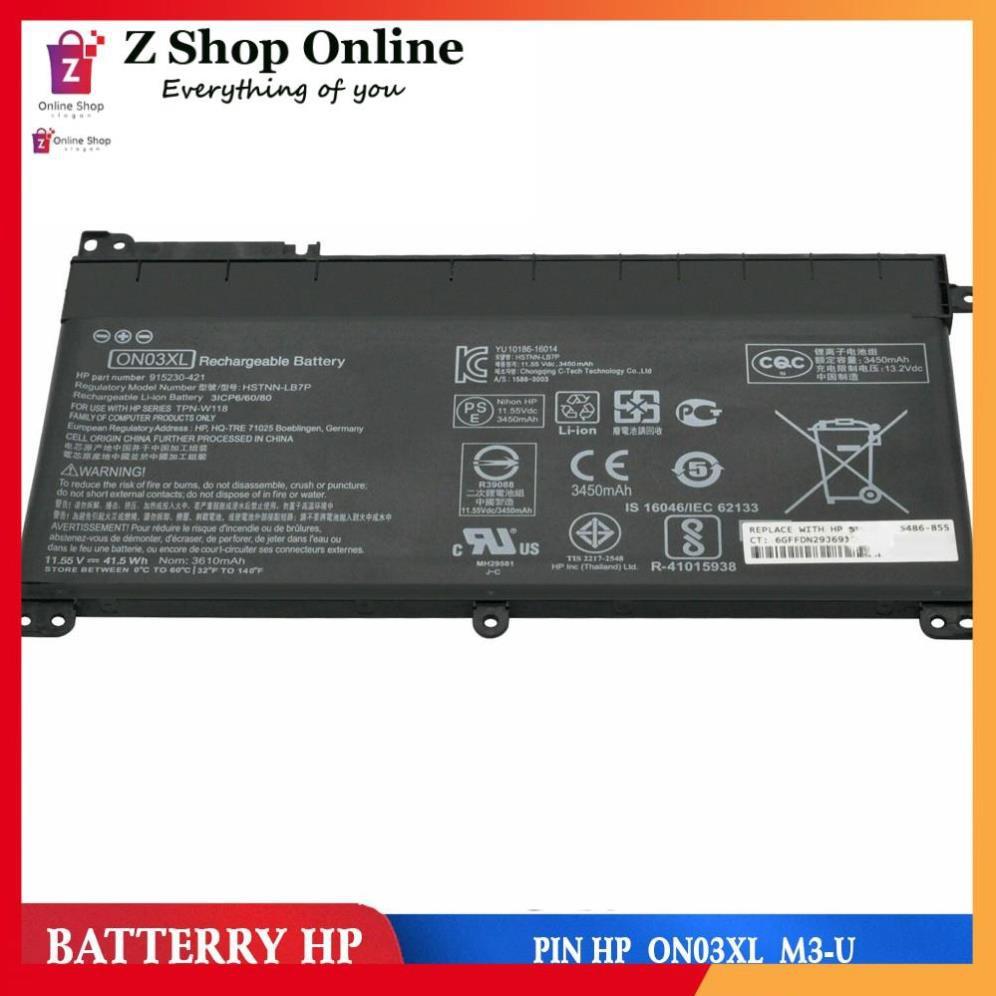 PIN Dùng Cho Laptop HP ON03XL M3-U