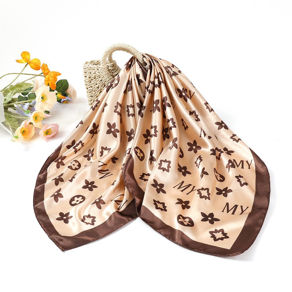 50 mẫu khăn lụa bandana quấn áo - Khăn turban đội đầu 90x90cm