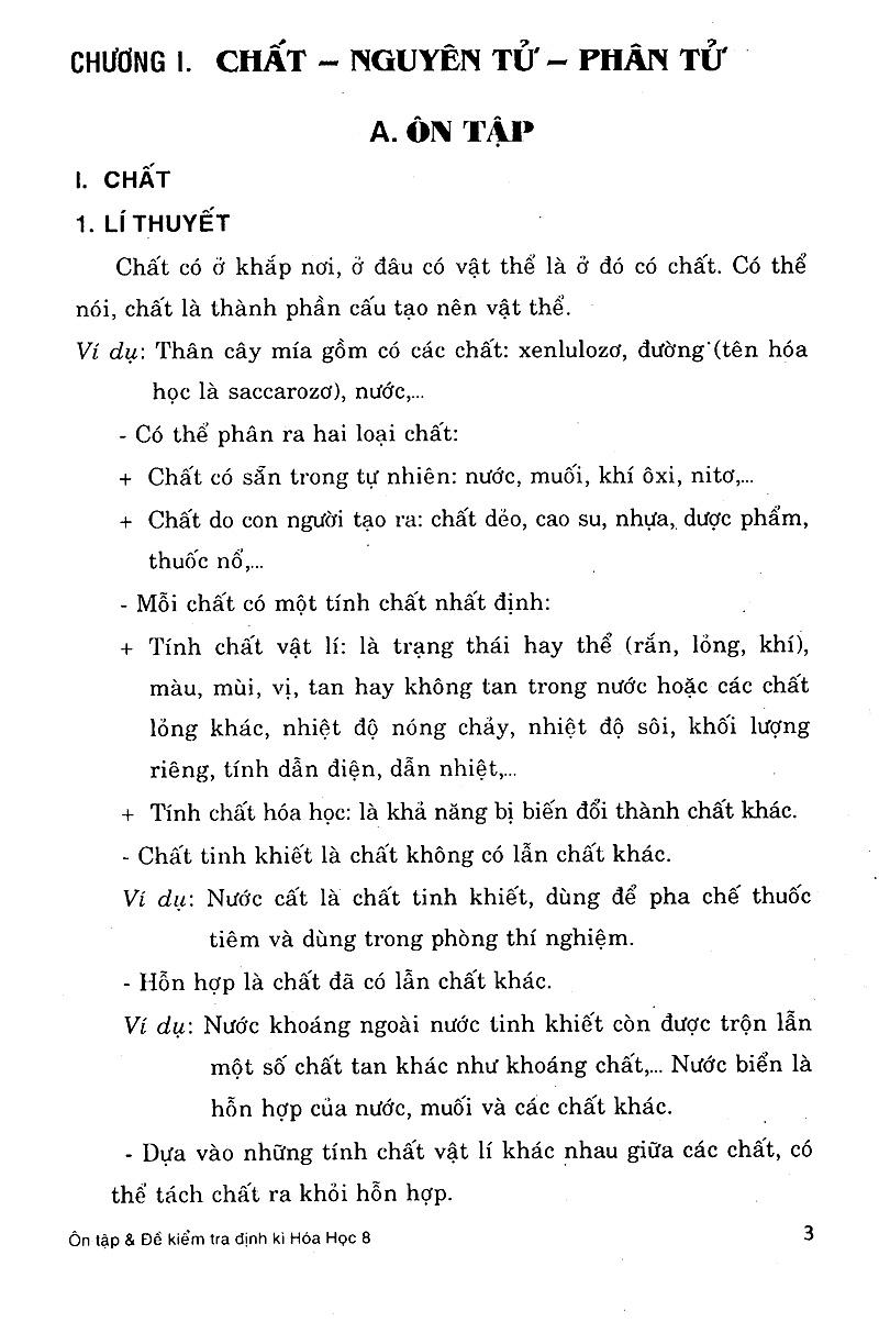Ôn Tập Và Kiểm Tra Định Kì Hóa Học Lớp 8 (Tái Bản)