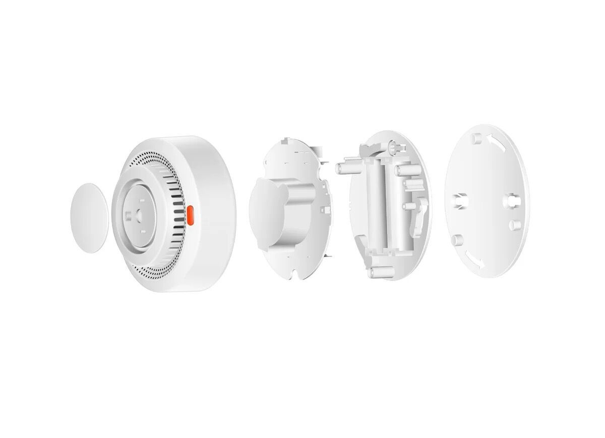 Thiết bị báo cháy, thiết bị báo khói Tuya Wifi Smart, hoạt động độc lập không cần bộ trung tâm