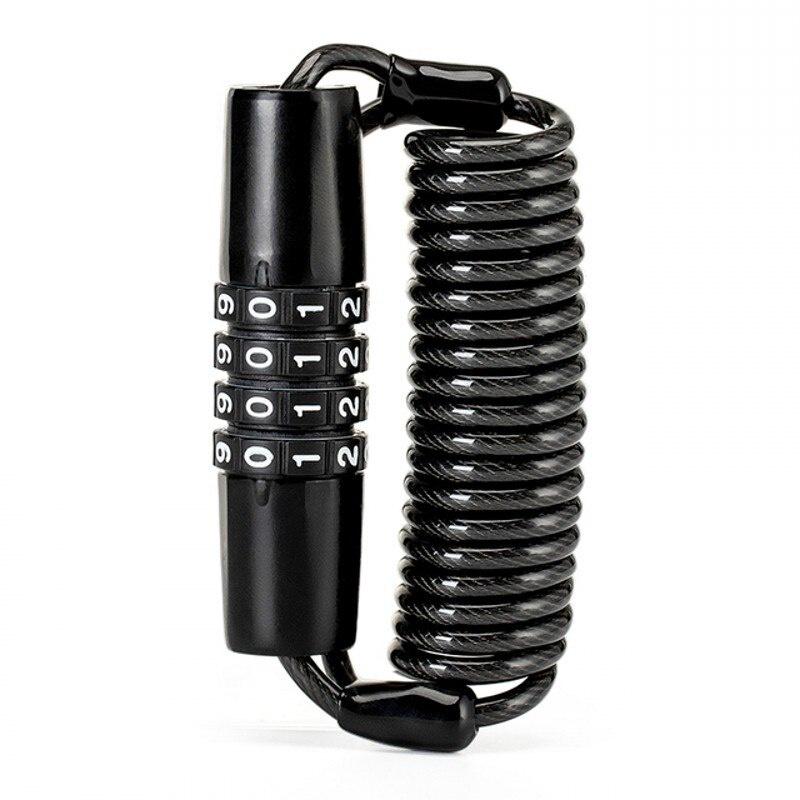 Portable Code Password Bike Combination Lock Bike Cable Lock Tough Security Coded Steel Wiring Bicycle Safety Lock Motorcycle