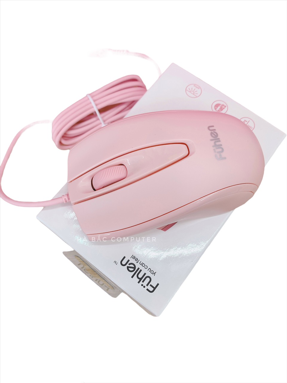 Chuột Gaming Fuhlen L102 Pink -  Có Dây Màu Hồng - Hàng Chính Hãng