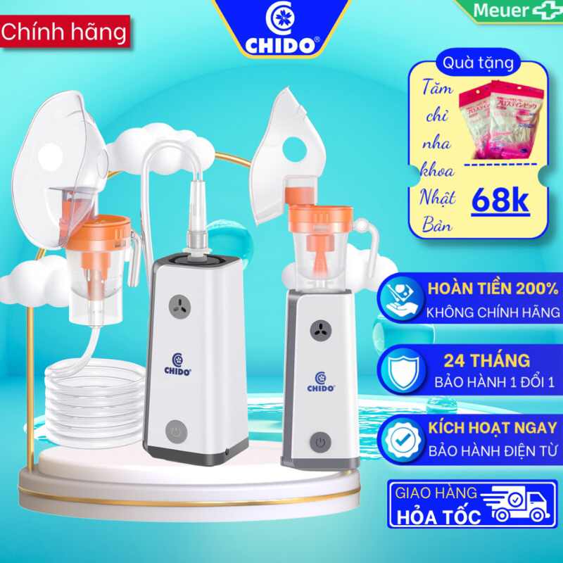 Máy xông khí dung CHIDO cầm tay - phiên bản mới All New 2023 CNB69026 bảo hành 24 tháng