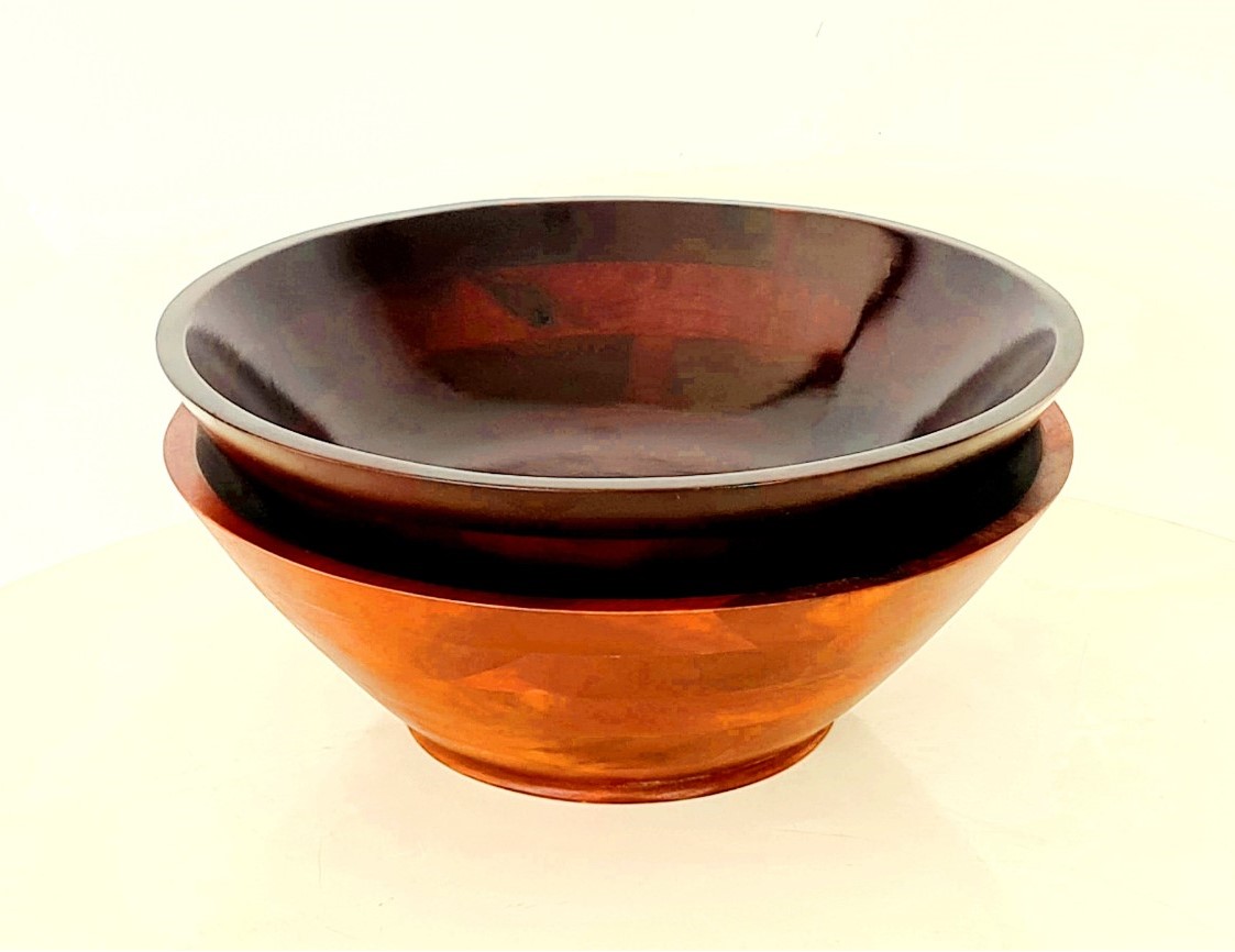Chậu Gỗ Tràm Bông Vàng 28x10 cm Đựng Rau Củ Quả, Gội Đầu, Spa, Sauna - Hàng VN Xuất Khẩu