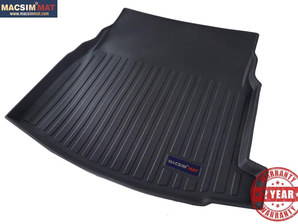 Thảm lót cốp Mercedes E400 2015-nay nhãn hiệu Macsim chất liệu TPV cao cấp màu đen