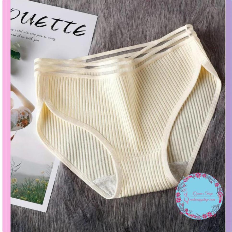 Quần lót cotton sợi tăm tre cao cấp thông hơi cực đẹp, quần lót nữ - đồ lót nữ đẹp DL106