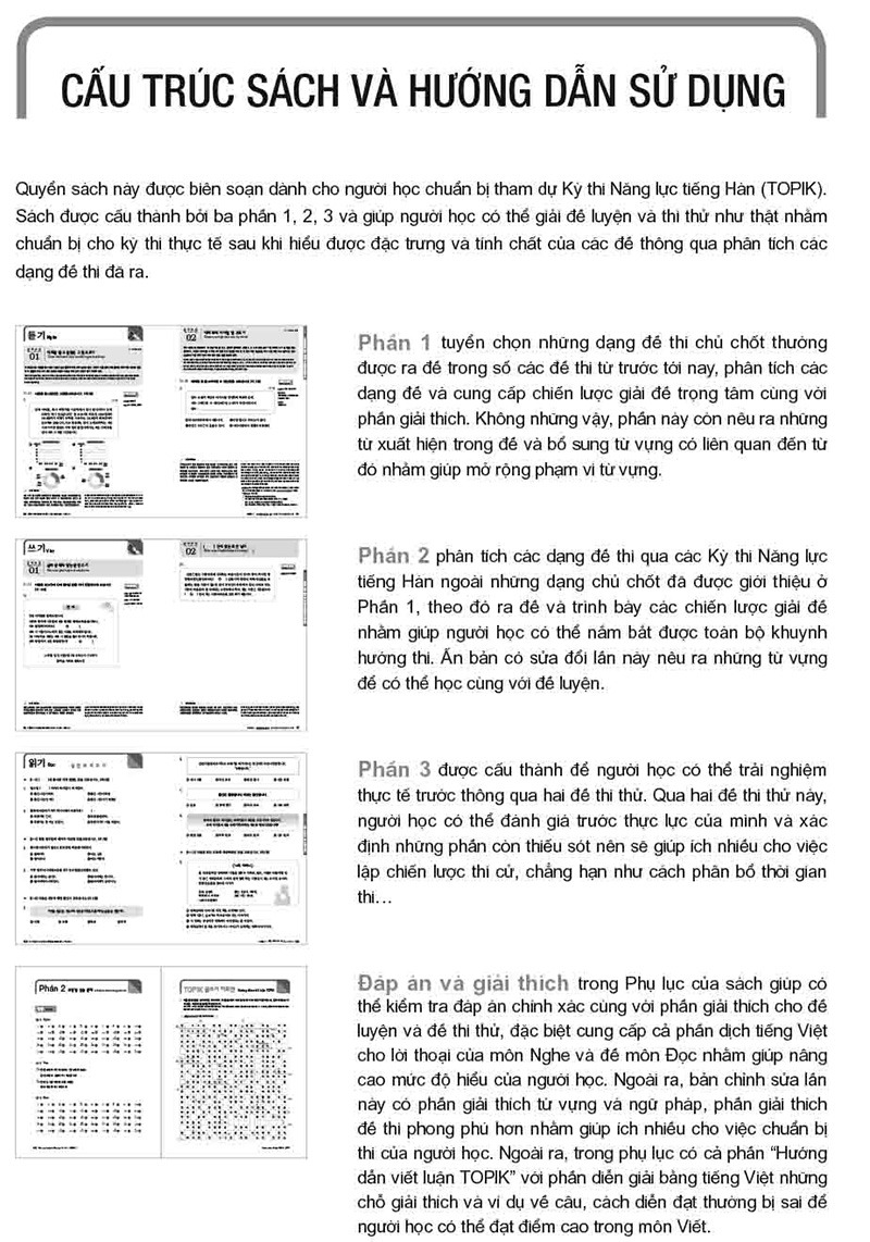 Cẩm Nang Luyện Thi Năng Lực Tiếng Hàn Topik II Intermediate - Advanced