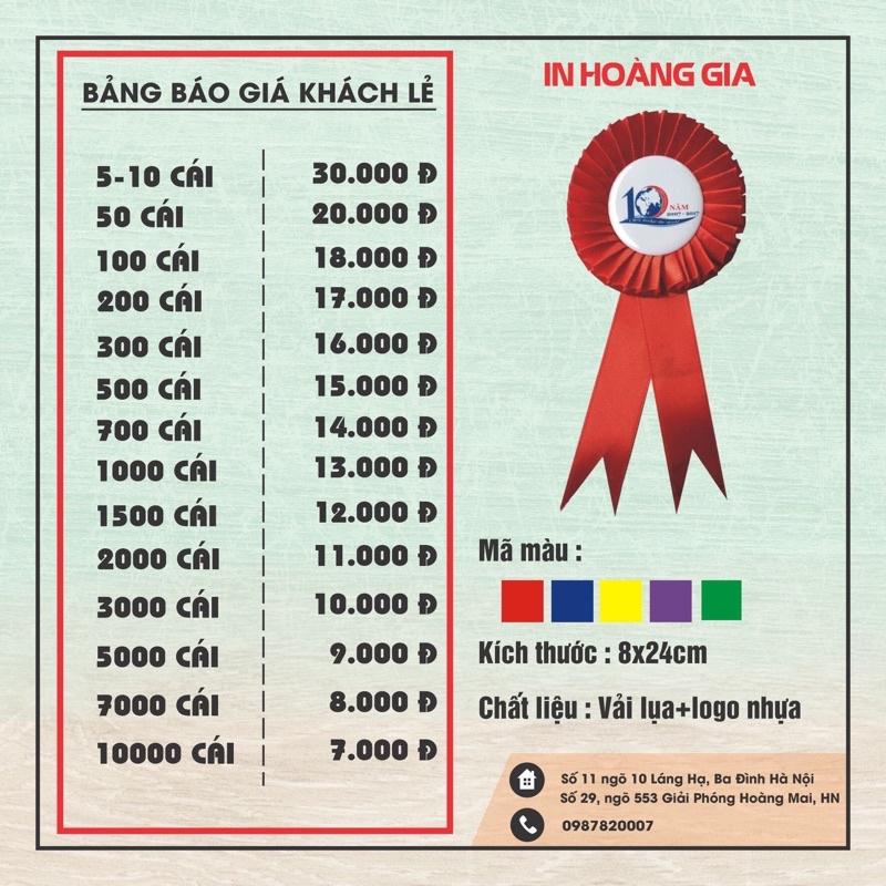 mẫu hoa cài đại biểu số 10