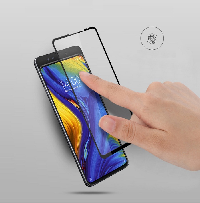 Dán kính cường lực full tràn màn hình 5D dành cho Xiaomi Mi Mix 3 phủ màu