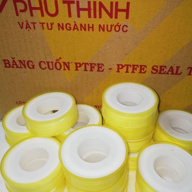 Băng tan Phú Thịnh hộp 200 quận, băng keo băng quấn cao su non giá rẻ hộp 200 quận,quận dài 10 mét