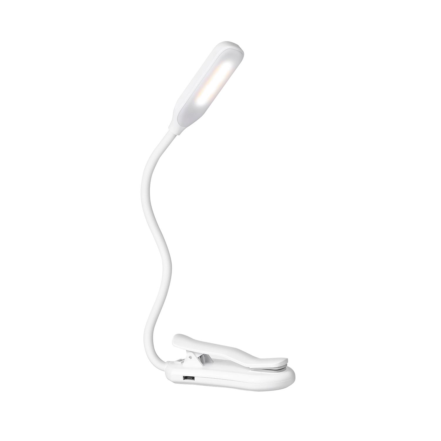 Đèn đọc sách bảo vệ mắt 7 LED với 3 độ sáng có thể sạc lại USB