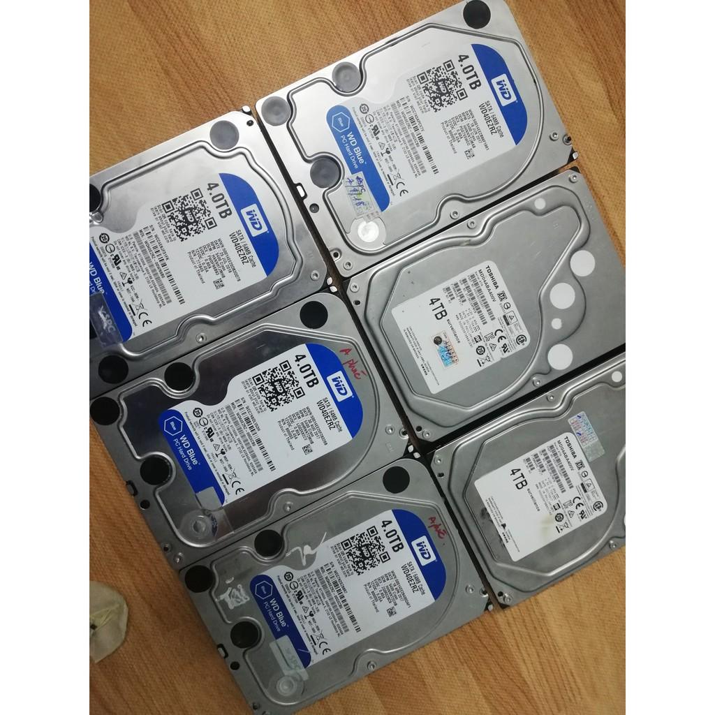 Thanh lý ít ổ cứng 4TB Blue/ Purple/ 4T Toshiba cho khách làm ổ backup hoặc chơi phim