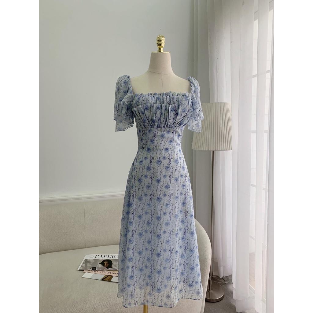 TIELA Đầm váy hoa xếp ngực ba tầng - Nomi Dress