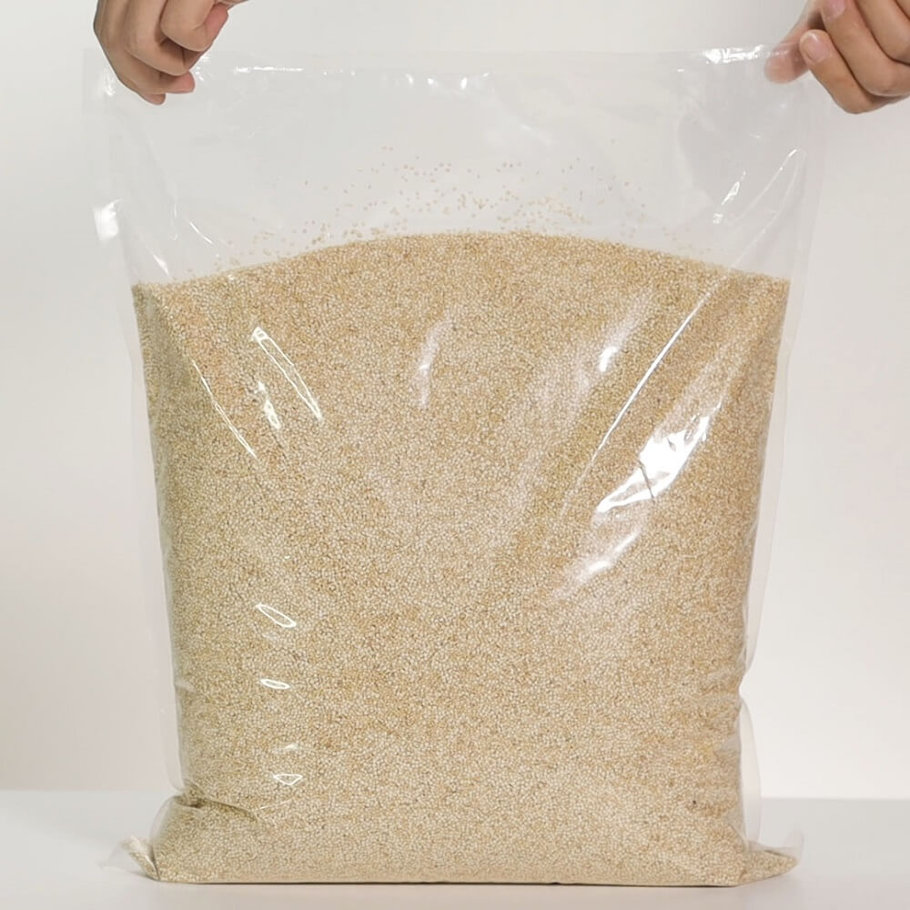 Hạt Quinoa (Diêm Mạch) Trắng Smile Nuts Túi 5kg - Sản phẩm hữu cơ được nhập khẩu từ Peru (Túi Quinoa 5kg giá tốt hơn, tiết kiệm hơn)