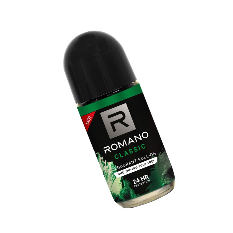 Combo Romano Classic: Lăn khử mùi 50ml và nước hoa bỏ túi 18ml