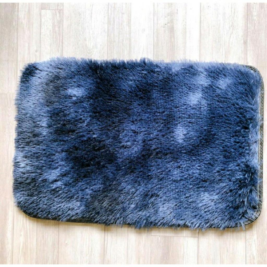 Thảm Lông Loang Chùi Chân Trang Trí Nhiều Màu Đẹp Kích Thước 40 x 60cm