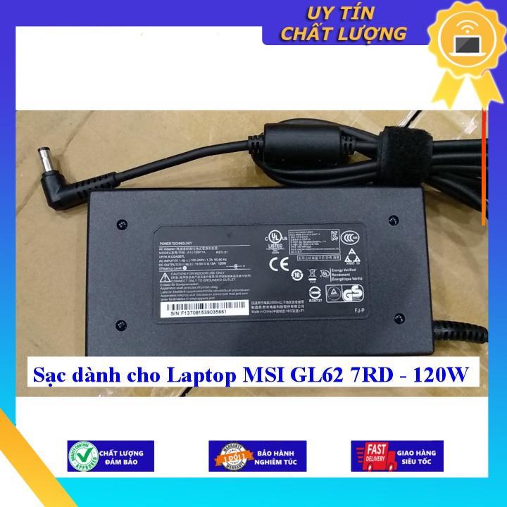 Sạc dùng cho Laptop MSI GL62 7RD - 120W - Hàng chính hãng MIAC1168