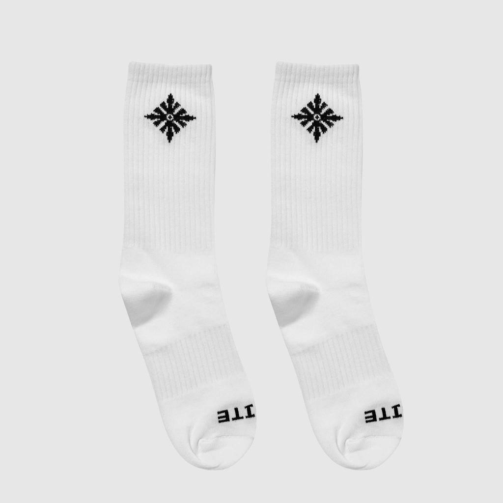 Vớ/Tất cổ cao White Brilliante LDV Socks