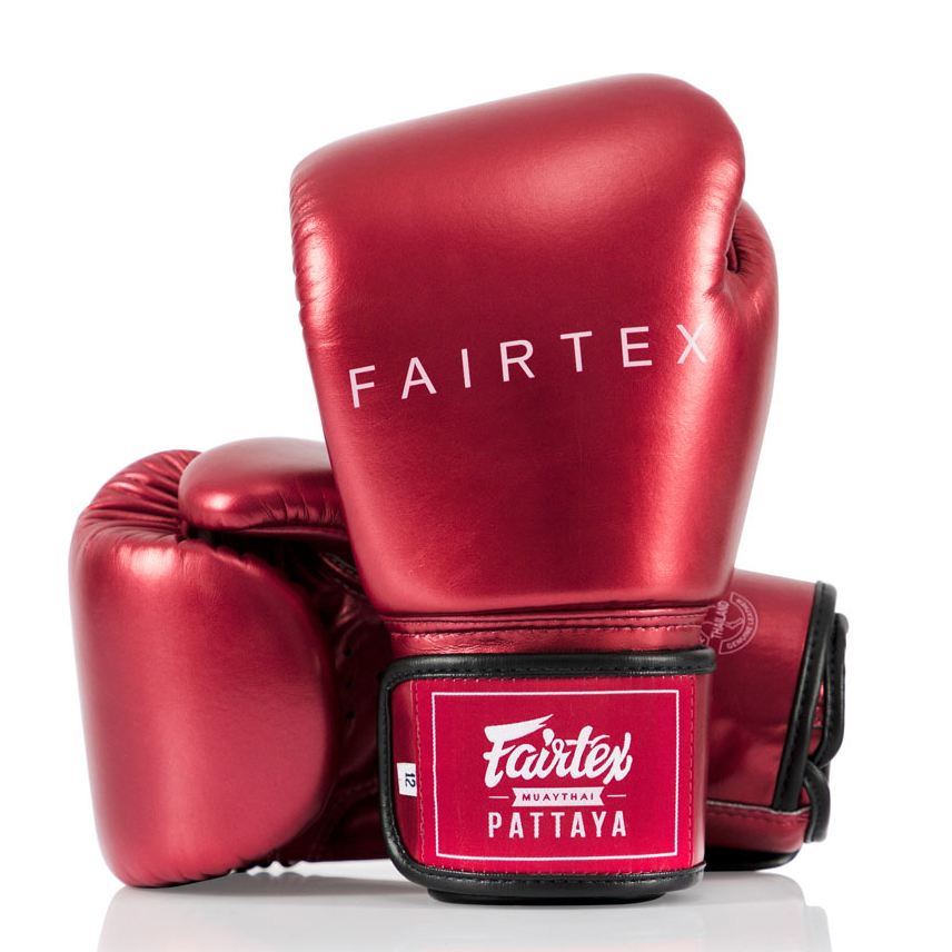 Găng tay Boxing Fairtex BGV22 Metallic- Đỏ