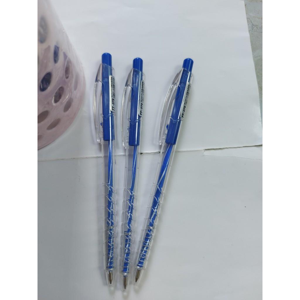 Set 50 bút bi xanh cao cấp TT-079 ngòi 0.5mm