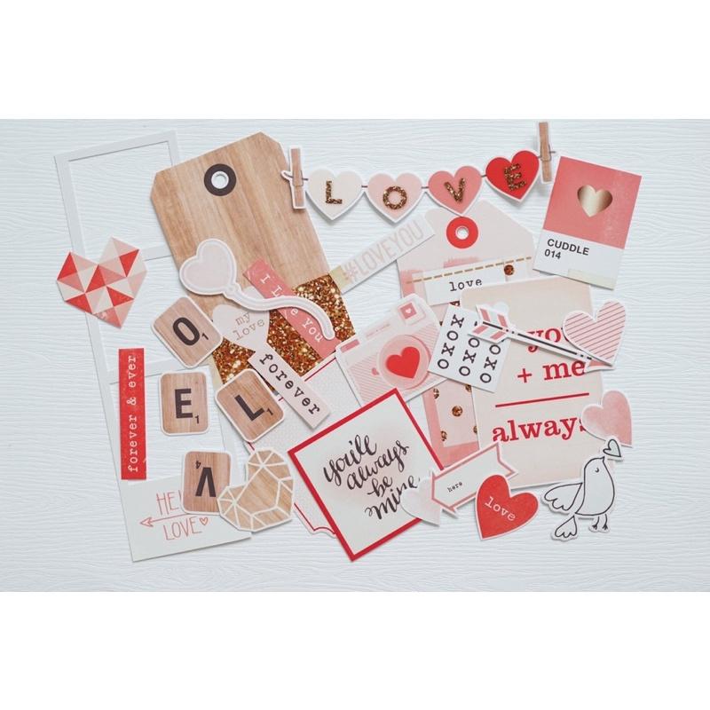 Die cut scrapbook tình yêu