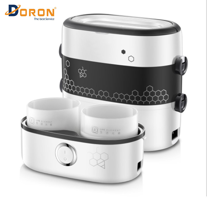 Hộp Cơm Điện Giữ Nhiệt Và Nấu Chín Thức Ăn 4 Lõi Sứ